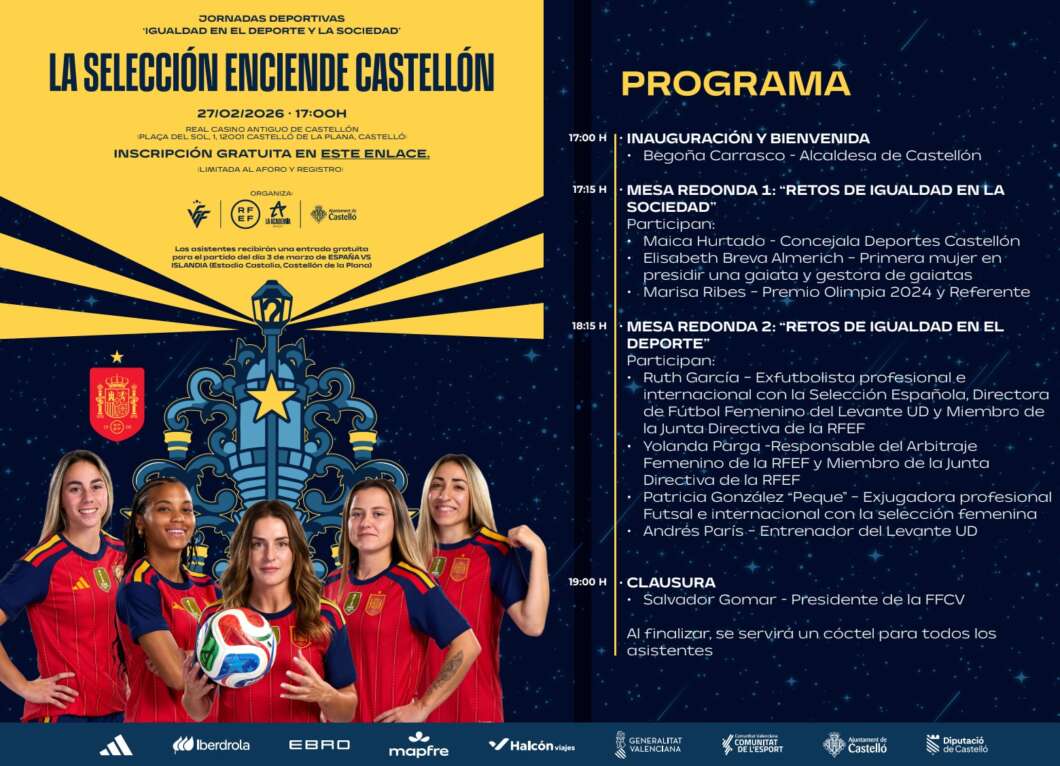 Actividad previa al partido España Islandia: igualdad en el deporte 2026