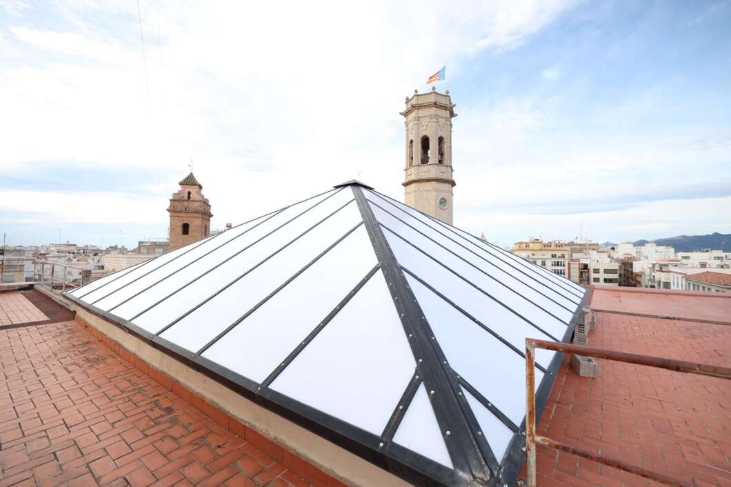 Imatge nova coberta ajuntament Burriana