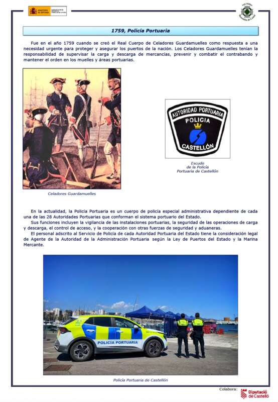Policía Portuaria: exposición Castellón y la Mar'