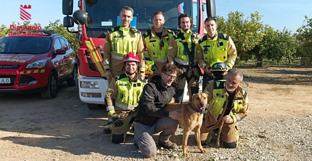 Bomberos rescatan a un perro atrapado en un pozo de Benicarló 2026