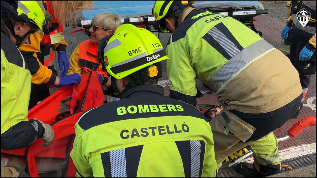 simulacro, estadio castalia, emergencia
