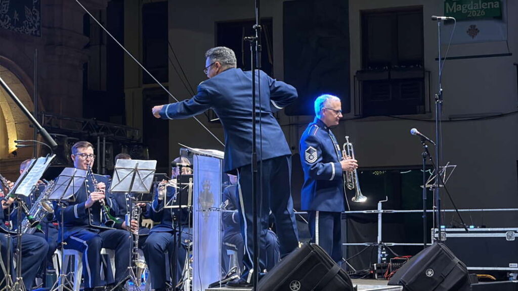 concierto de la banda de ls Fuerzas Aéreas de Europa y África de Estados Unidos. Intersolfa. MAgdalena 2026