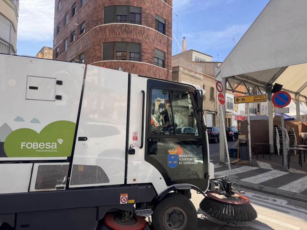 burriana, servicio limpieza, fallas