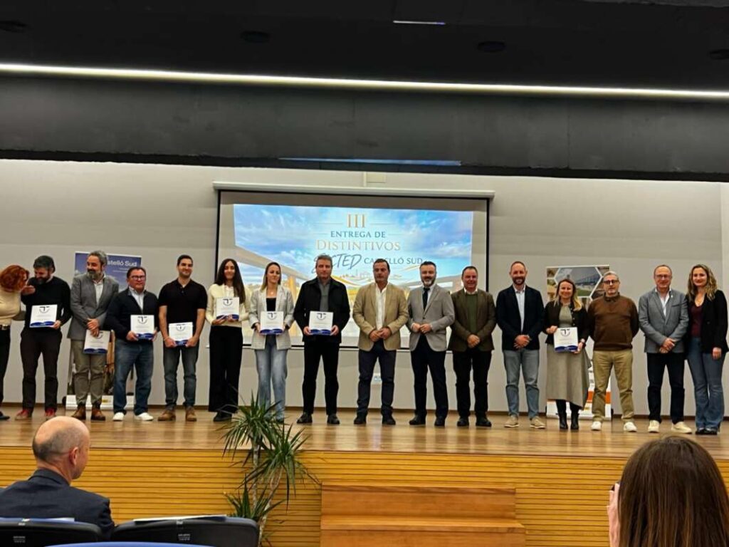 Castelló Sud refuerza la calidad turística en la III Gala SICTED de La Llosa