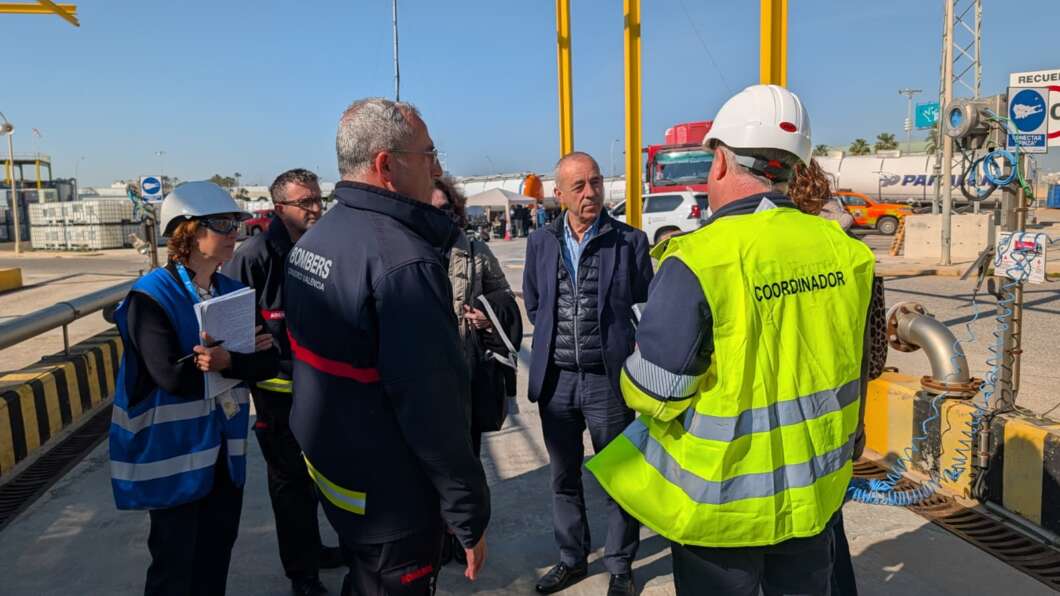 La Generalitat prueba el 5G en emergencias en un simulacro industrial