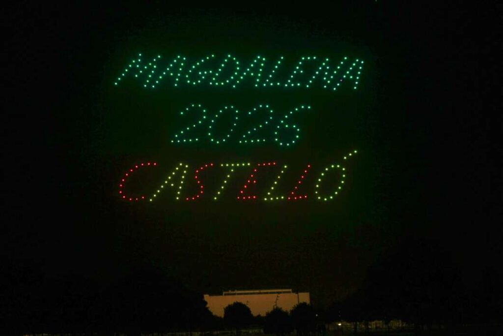 Espectáculo de drones y piromusical Castellón, Magdalena 2026