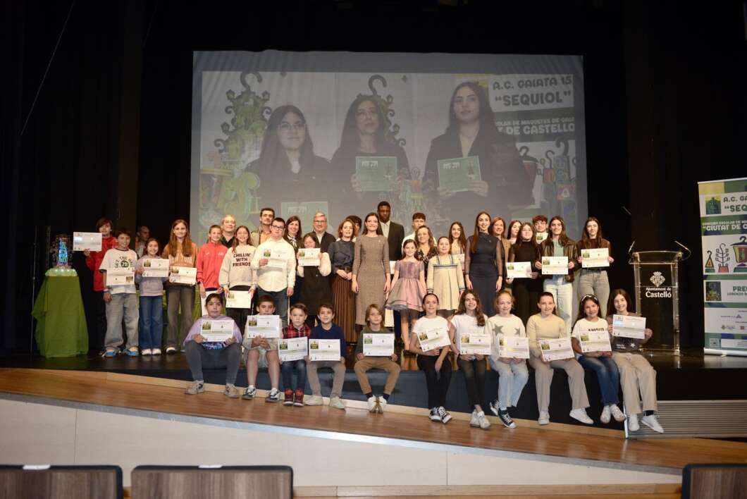 Premios del Concurso Escolar de Maquetas de Gaiata