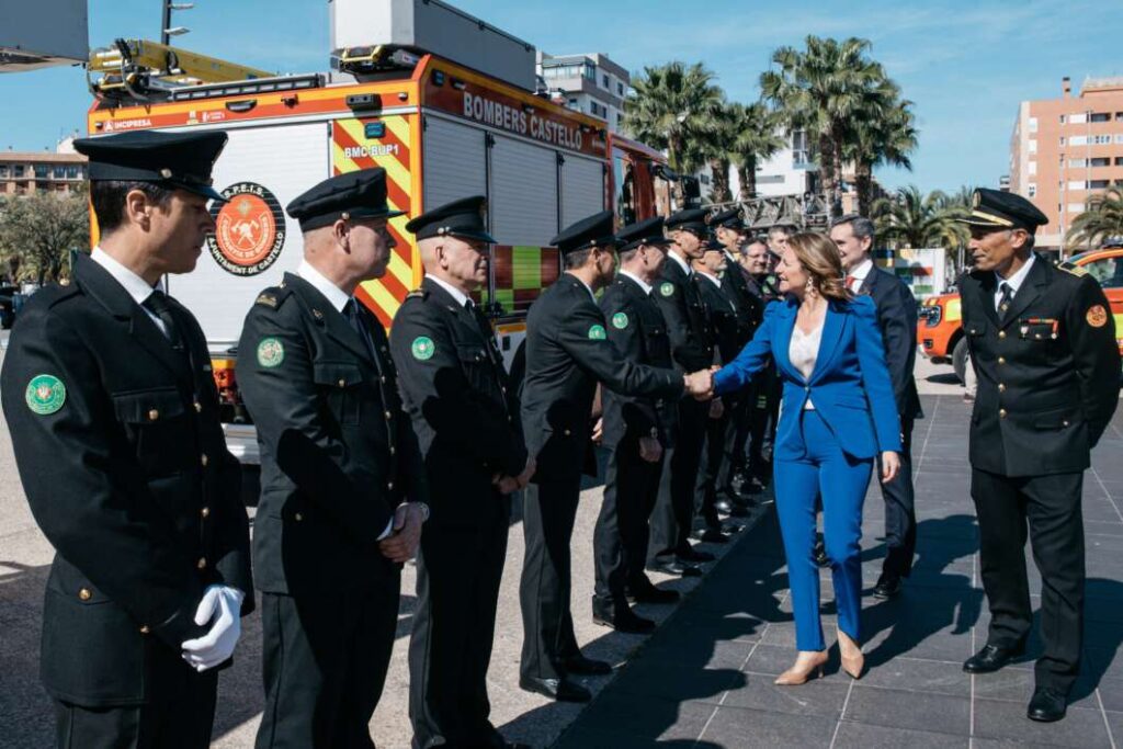Celebración de la fiesta del patrón de los bomberos de Castellón