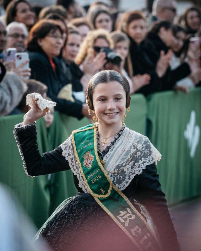 Galanía de la reina infantil Castellón 2026 Ana Colón