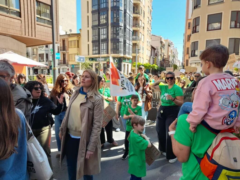 Manifestación de educación en Castellón 31 marzo 2026