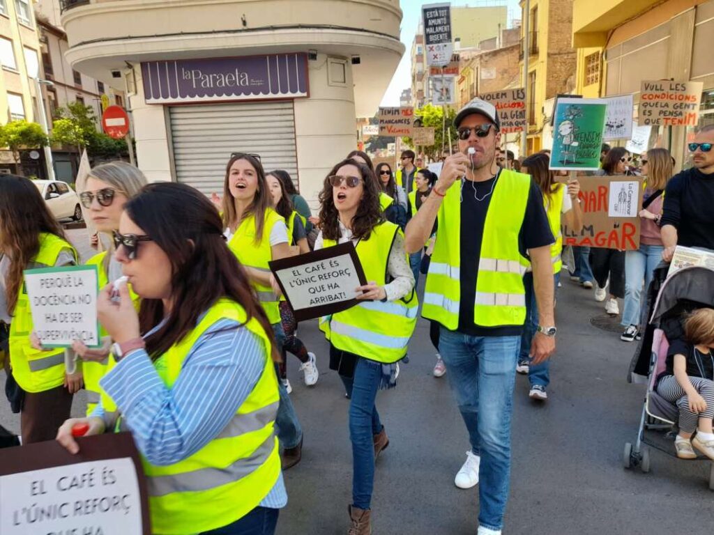 Manifestación de educación en Castellón 31 marzo 2026
