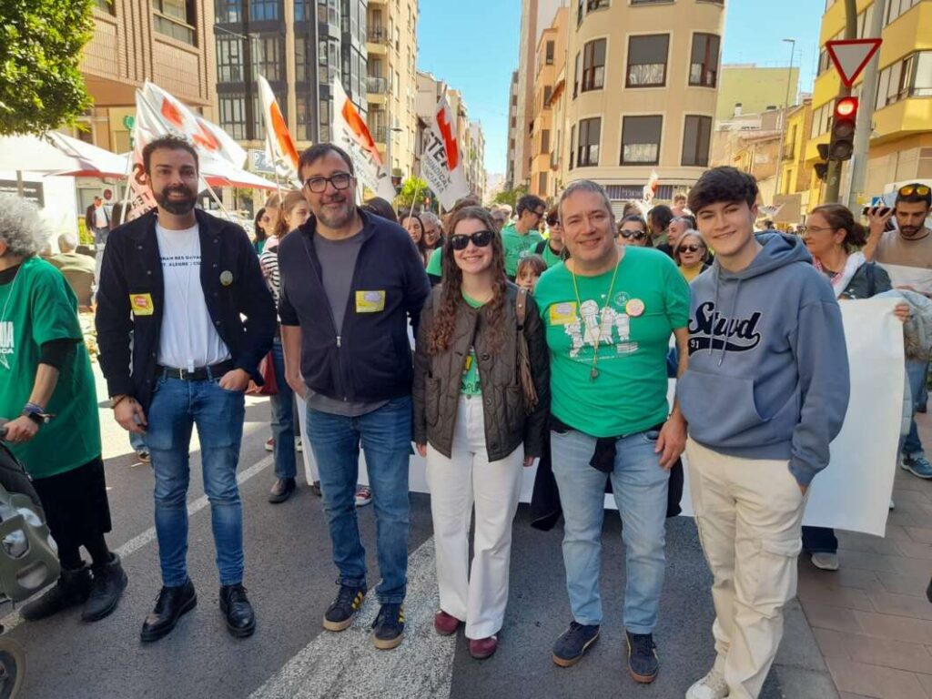 Manifestación de educación en Castellón 31 marzo 2026