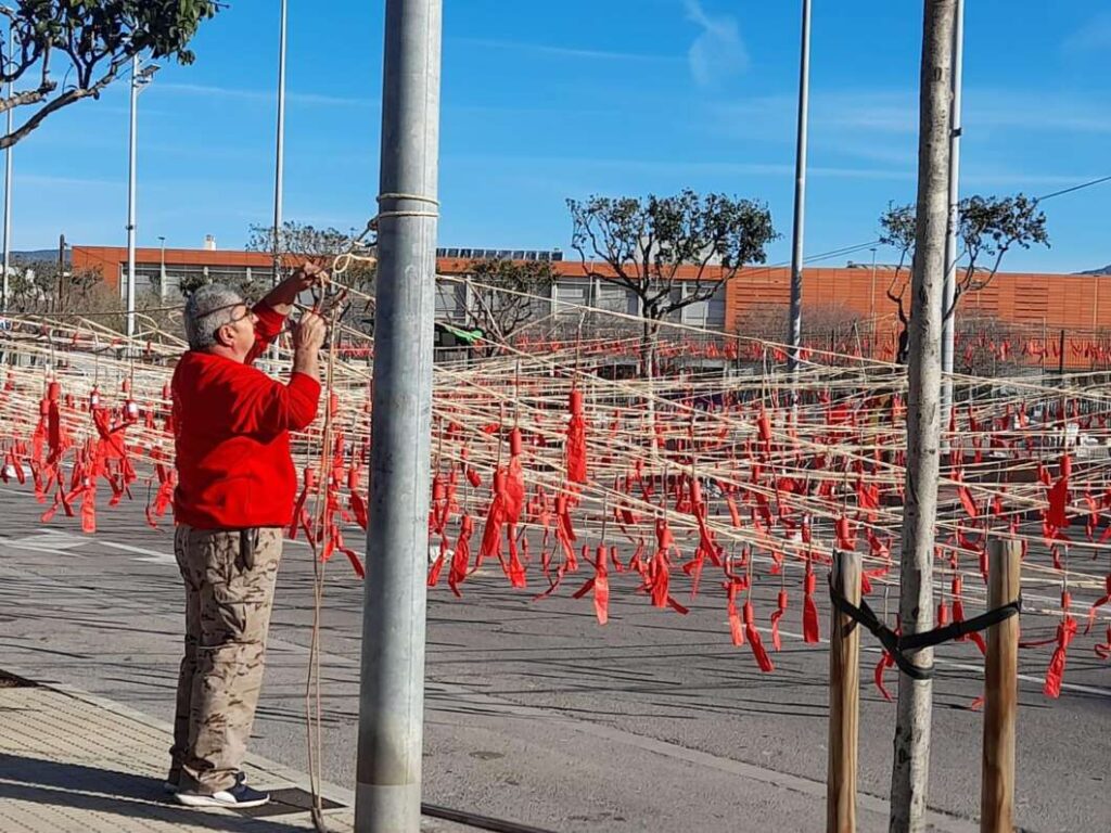 Magdalena 2026. Preparativos de la Mascletá de Pirotecnia Alto Palancia 120326