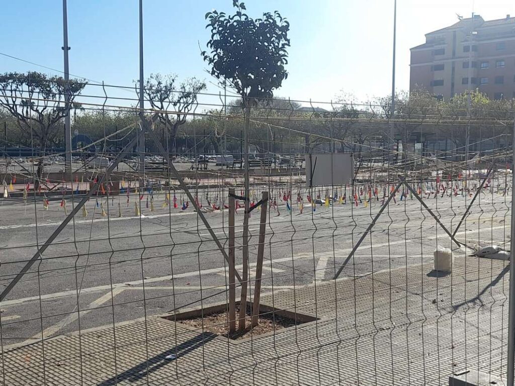 Montaje de la mascletà Global Focs 130326