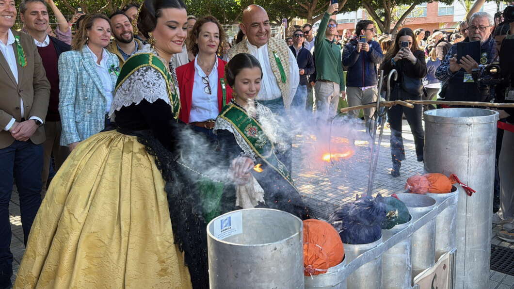 Disparo. Mascletà Pibierzo Magdalena 2026
