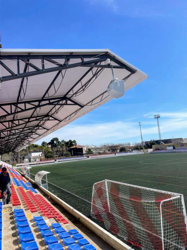 Benicarló equipa el camp Àngel 'Pitxi' Alonso amb un nou sistema de megafonia