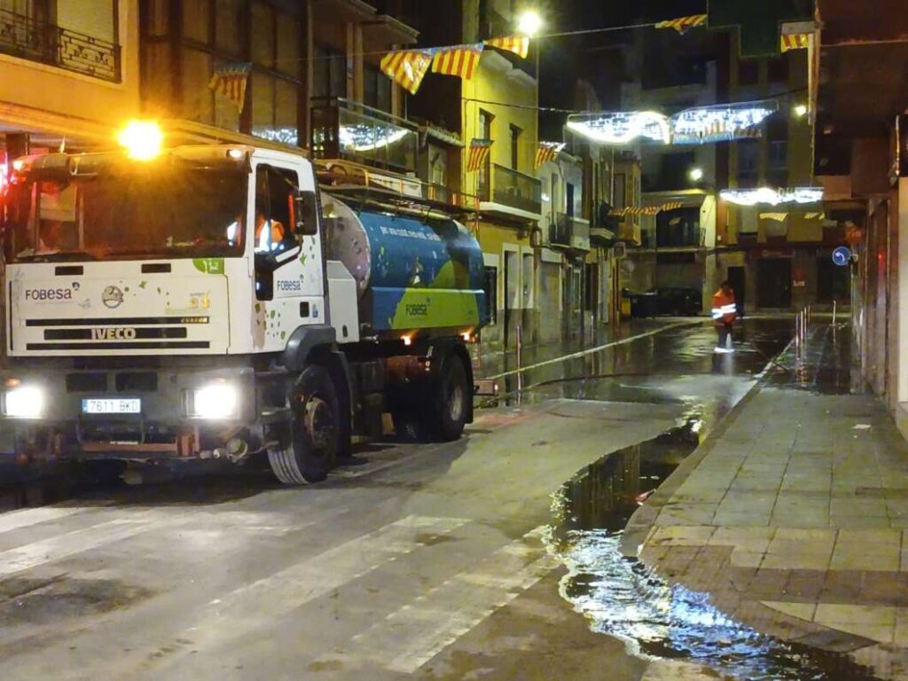 Burriana recull més de 300 tones de residus després de Falles