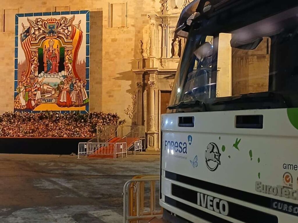 Burriana recull més de 300 tones de residus després de Falles