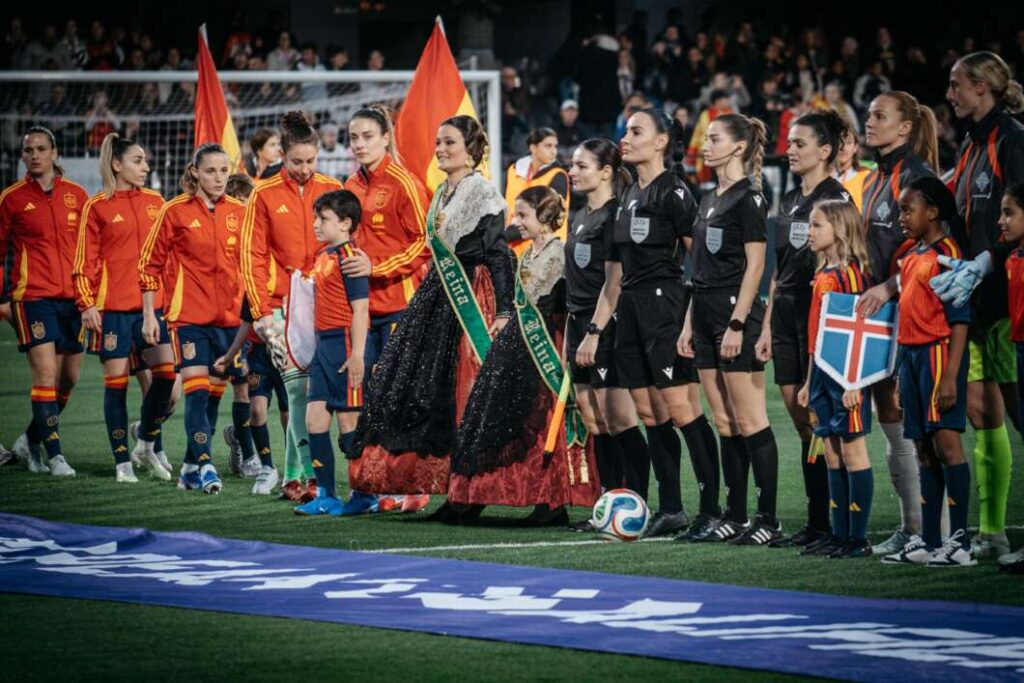 Mundial de Futbol Femenino Partido España Islandia, Castellón 030326