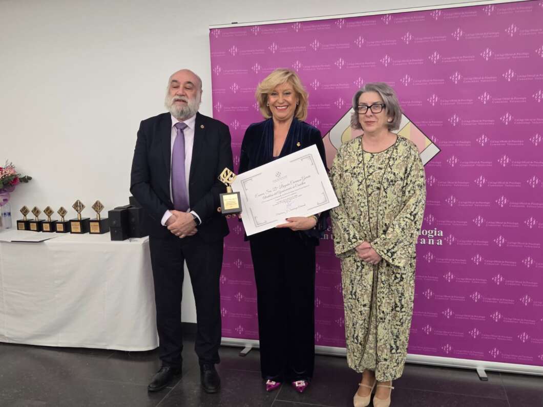 Castellón recibe el reconocimiento del Colegio de Psicología por su impulso a la salud mental