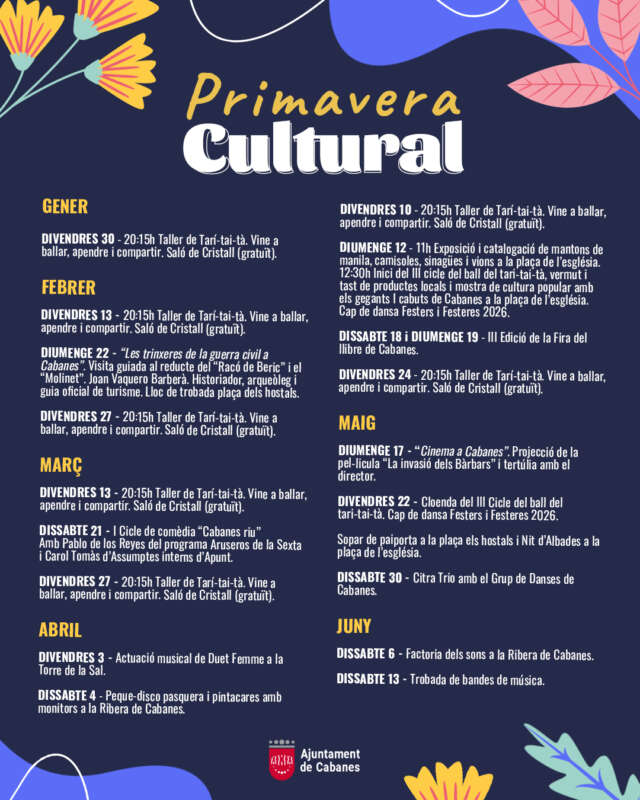 Cabanes arranca su ‘Primavera Cultural’ con danza, música, comedia y cine