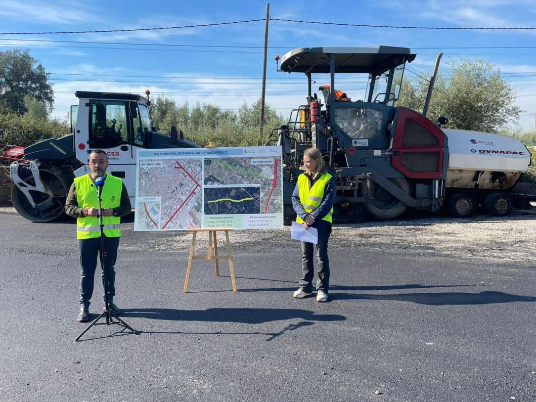 Vila-real destina 641.000 euros a reasfaltar més de 25.000 m² de carrers i camins