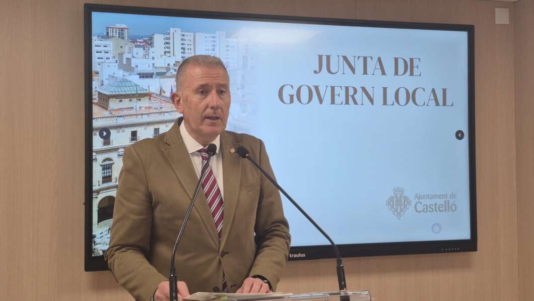 Vicent Sales, portavoz del equipo de gobierno Castellón