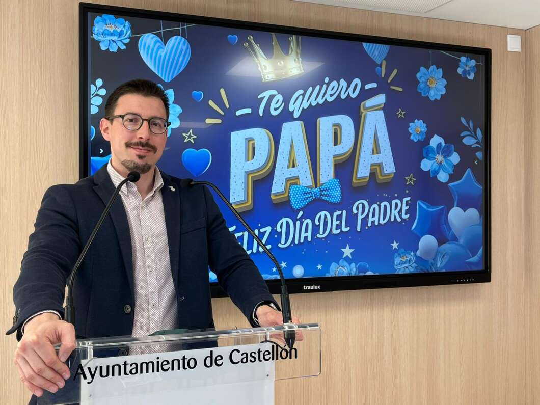 Vidal presenta la campaña promocional del Día del Padre en Castellón