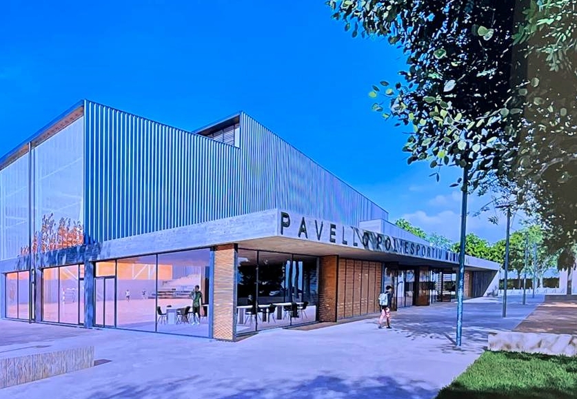 El nuevo pabellón municipal de Vinaròs está más cerca