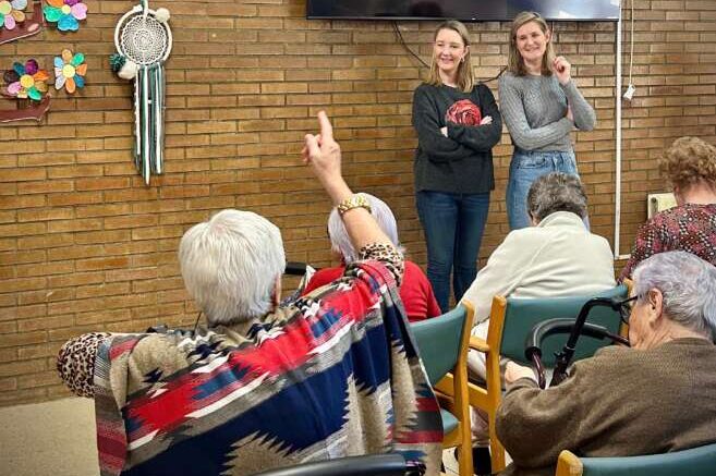 Fajardo visita la Residència de Verge de Gràcia