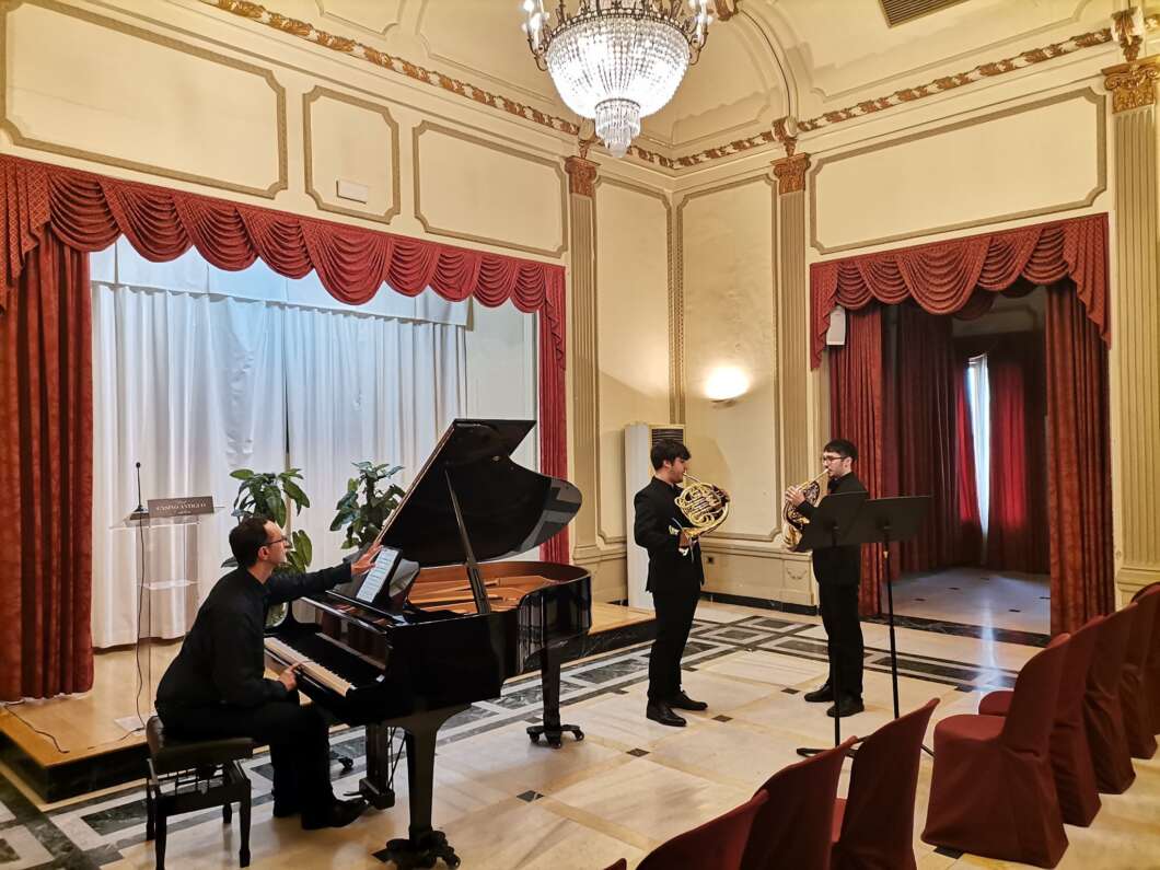 Audición trompa en el Casino Antiguo de Castellón