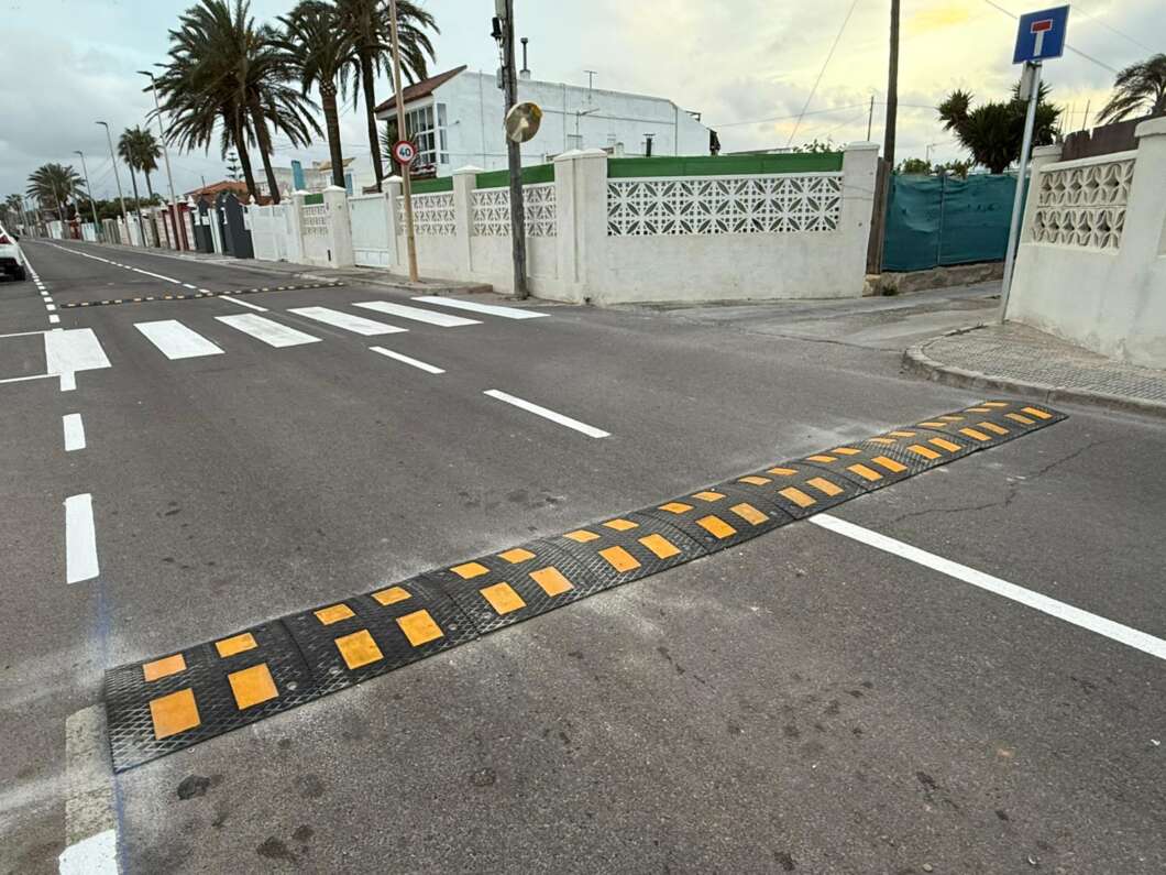 Burriana reforça la seguretat viària al Camí Serratella amb reductors de velocitat