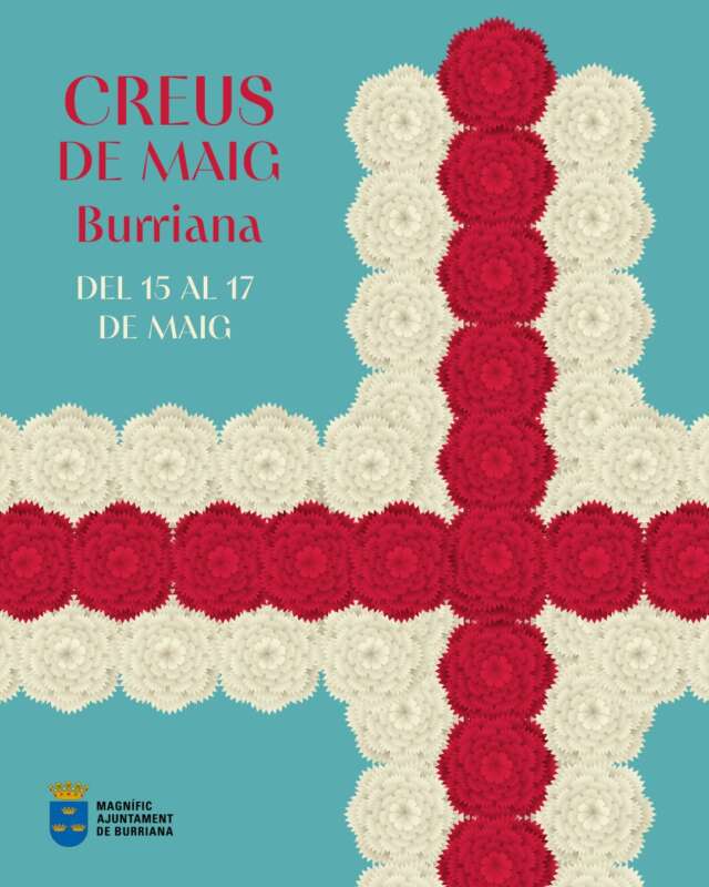 Burriana celebrarà 38 Creus de Maig el tercer cap de setmana de maig de 2026