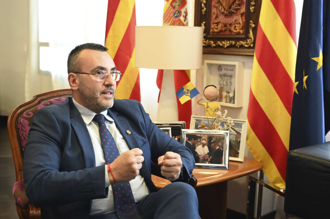 Entrevista a José Benlloch, alcalde de Vila-real. Foto Manuel Alicart