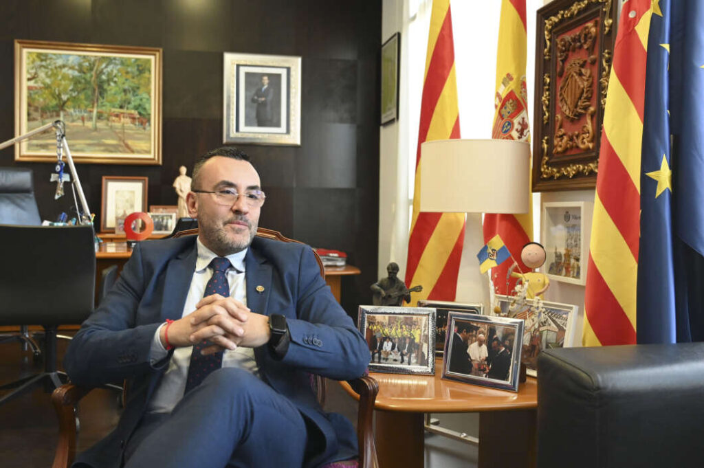 Entrevista a José Benlloch, alcalde de Vila-real. Foto Manuel Alicart