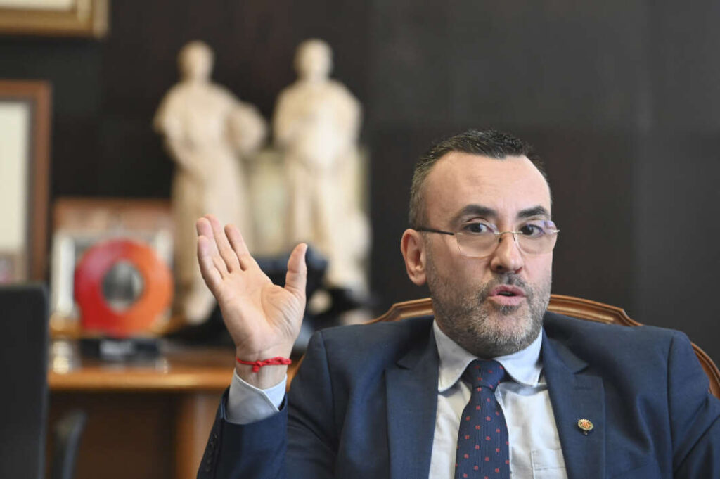 Entrevista a José Benlloch, alcalde de Vila-real. Foto Manuel Alicart