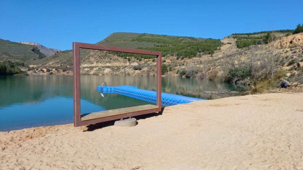 El Maestrazgo inaugura la nueva ‘Playa de Santolea’ para impulsar el turismo sostenible