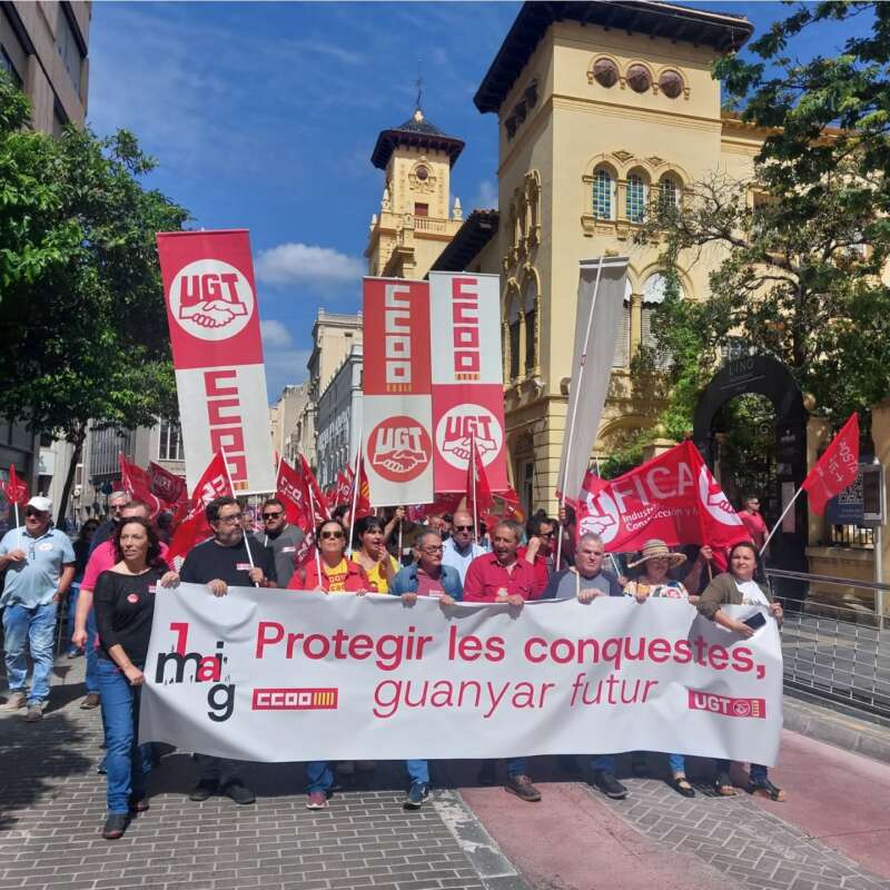 Manifestación 1 de mayo 2025