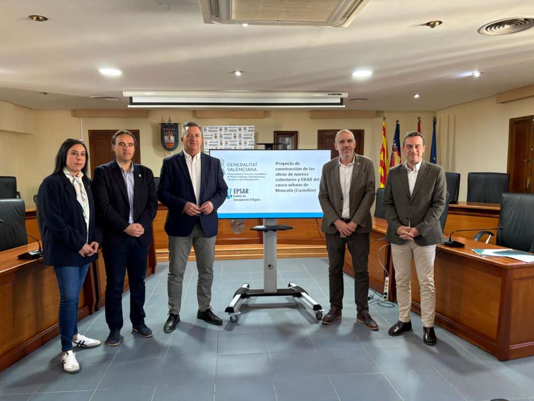 Moncofa renovará su red de saneamiento con una inversión autonómica de 2,7 millones