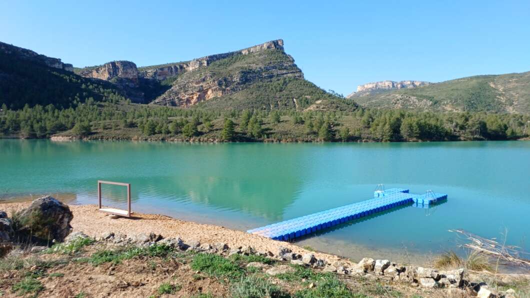 El Maestrazgo inaugura la nueva ‘Playa de Santolea’ para impulsar el turismo sostenible
