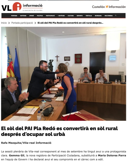 Ple de Vila-real setembre 2016 vila-real informació