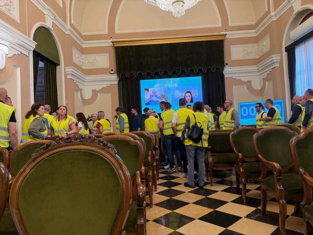 protesta policía local y Amus castellón