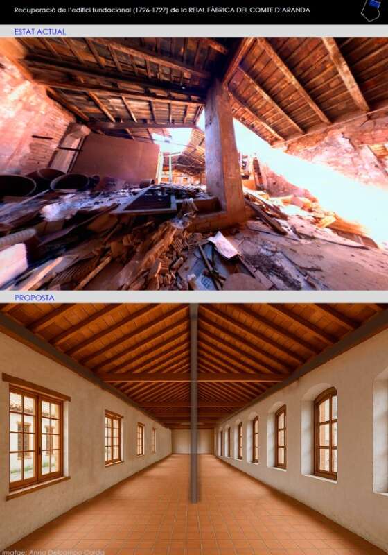 Cinc empreses opten a la rehabilitació de l’edifici fundacional de la Reial Fàbrica de l’Alcora