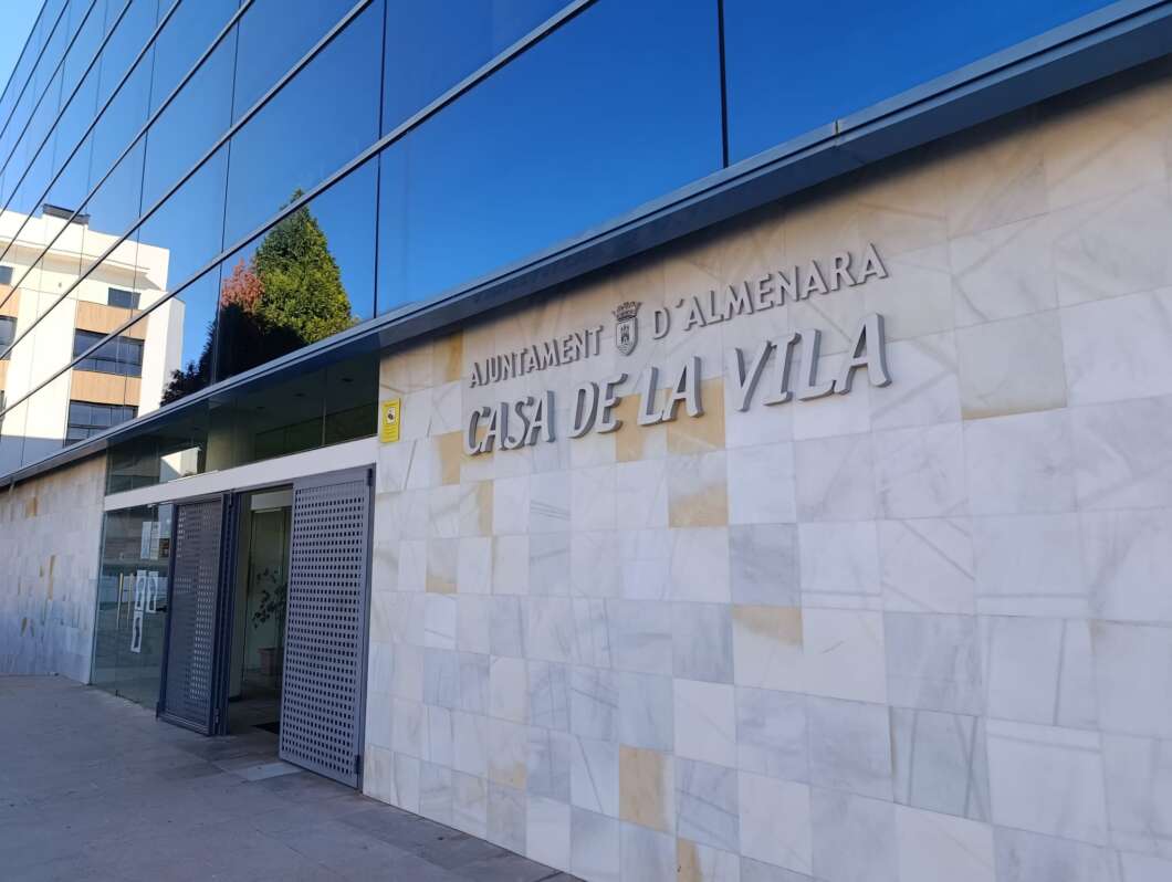 almenara, ayuntamiento, fachada