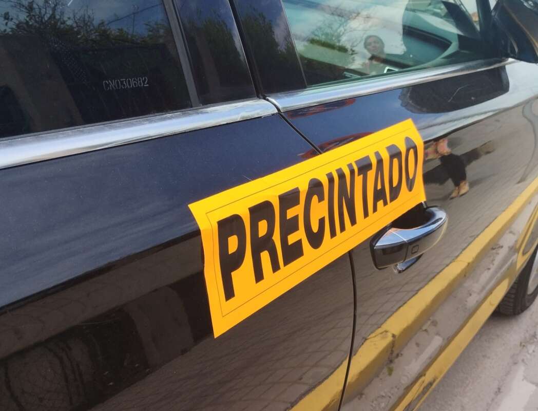 burriana, policia local, precintado