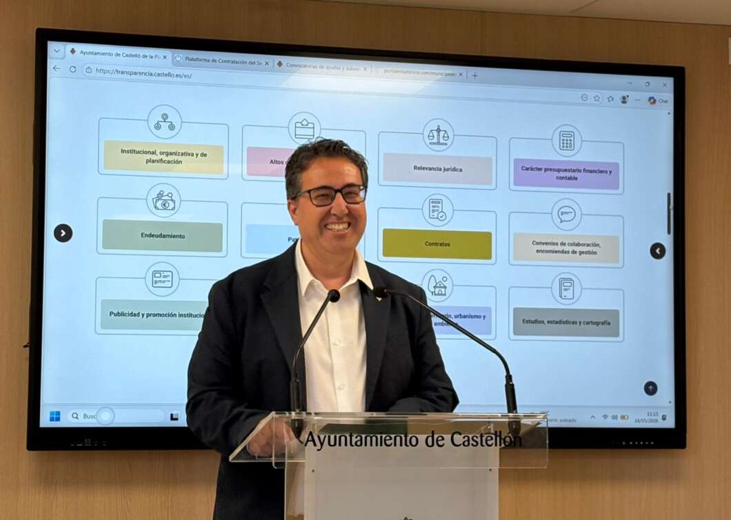 Portal de transparencia web ayuntamiento de Castellón 2026