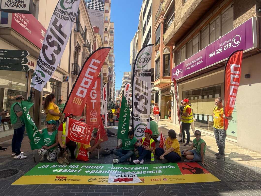 Manifestación educativa y huelga en Castelló 25 mayo