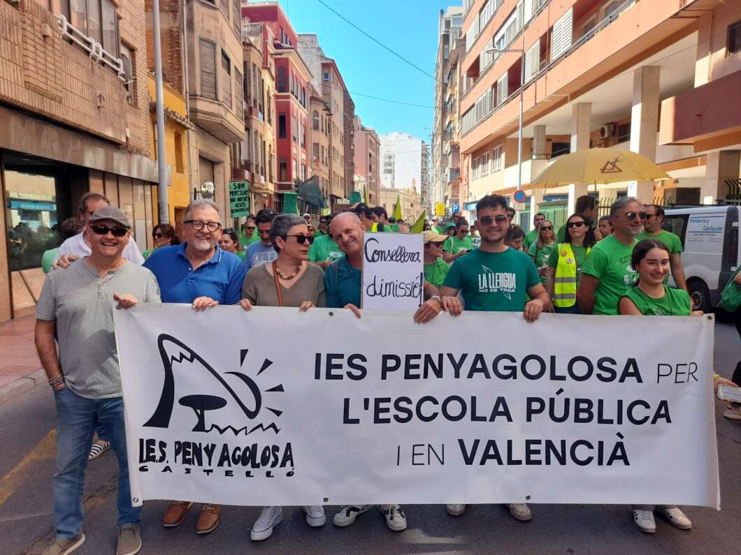 Manifestación educativa y huelga en Castelló 25 mayo