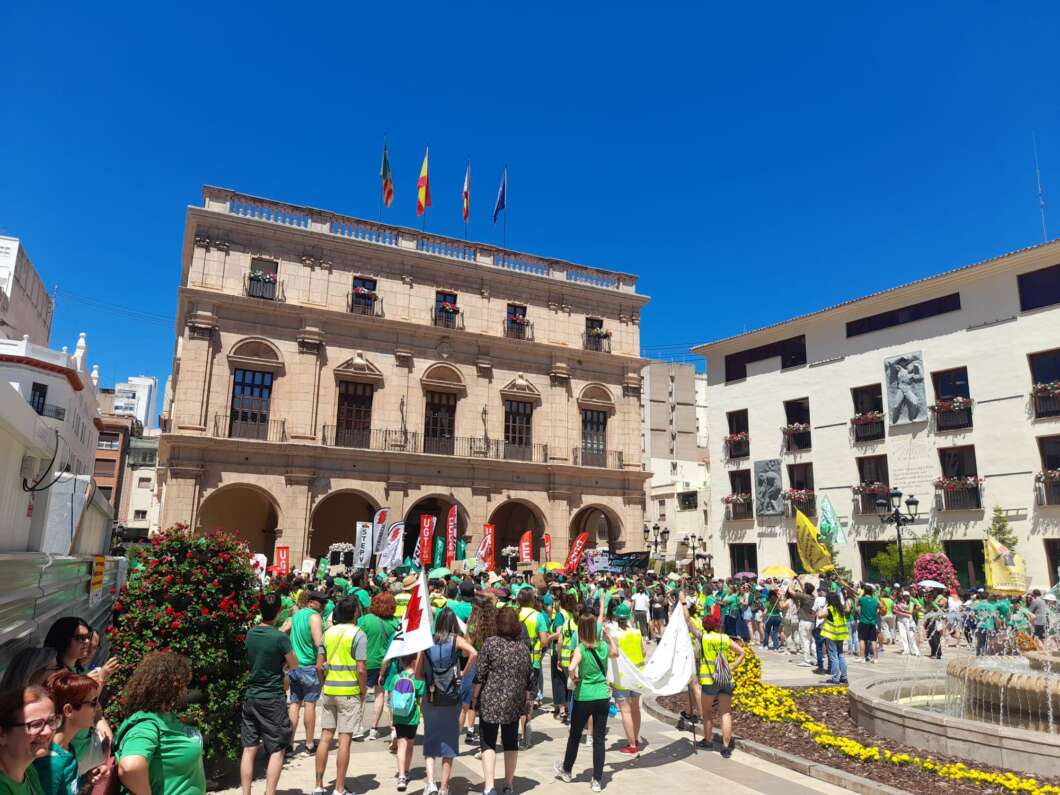 Manifestación educativa y huelga en Castelló 25 mayo