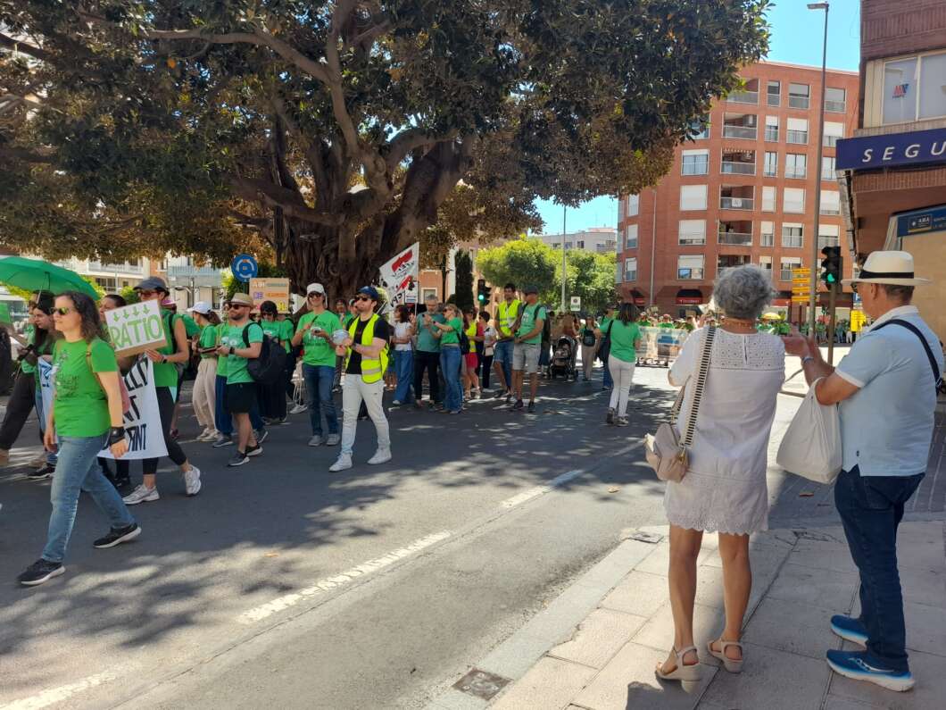 Manifestación educativa y huelga en Castelló 25 mayo
